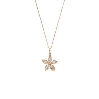 APPLE SEED GOLD DIAMOND NECKLACE Bee Goddess