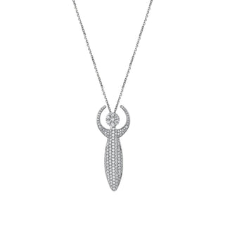 ARTEMIS 18K GOLD PAVÊ DIAMOND STATEMENT NECKLACE