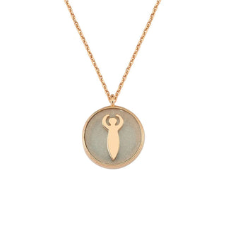 ARTEMIS GOLD NECKLACE Bee Goddess