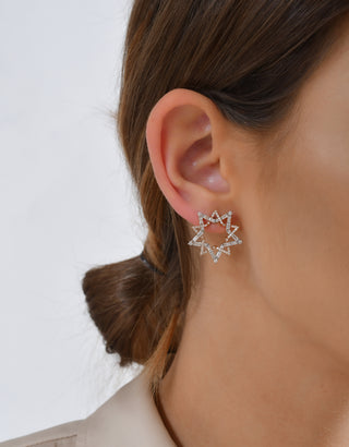 SIRIUS STAR DIAMOND SINGLE EARRING