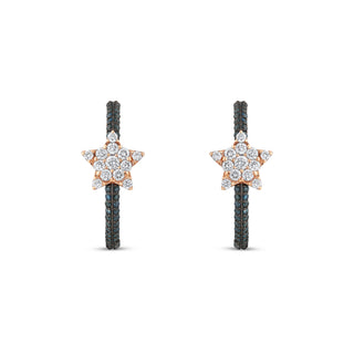 SIRIUS STAR GOLD DIAMOND EARRING