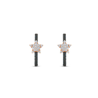 SIRIUS STAR GOLD DIAMOND EARRING