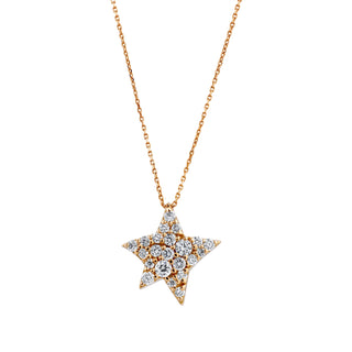 SIRIUS STAR GOLD DIAMOND NECKLACE