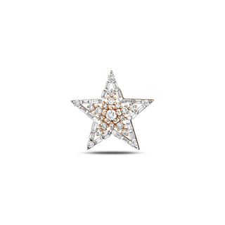 SIRIUS STAR GOLD DIAMOND SINGLE EARRING