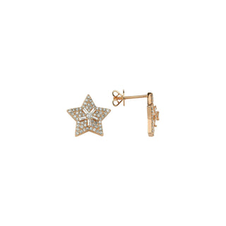 SIRIUS STAR GOLD DIAMOND EARRING | BESLIYSCBFPGKP-GOLD