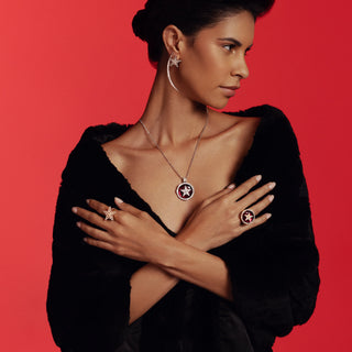 SIRIUS STAR GOLD DIAMOND EARRINGS