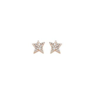 SIRIUS STAR GOLD DIAMOND EARRING