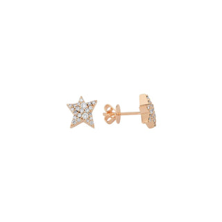 SIRIUS STAR GOLD DIAMOND EARRING