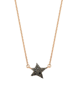 SIRIUS STAR BLACK DIAMOND NECKLACE