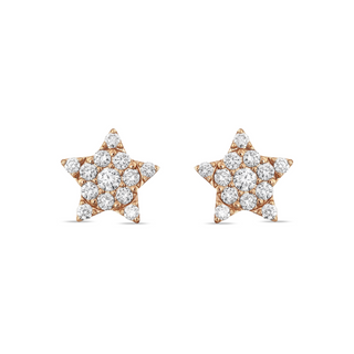 SIRIUS STAR GOLD DIAMOND EARRING