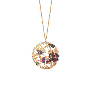 THALIA GOLD RUBY NECKLACE