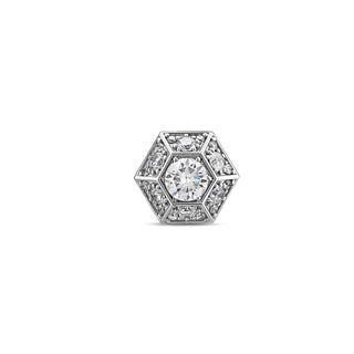 CYBELE OPULENCE HONEYCELL STUD SINGLE EARRING