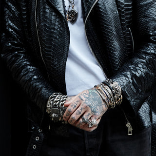 VENUS STAR GOLD & SILVER BLUE DIAMOND SAPPHIRE BRACELET