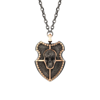 KALI BLACK DIAMOND GOLD & SILVER PENDANT