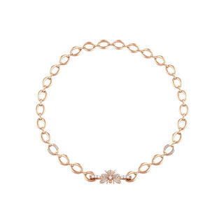 QUEEN BEE ARTEMIS GOLD DIAMOND CHOKER