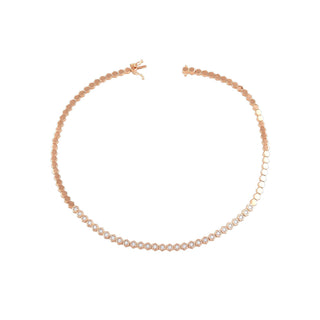 HONEYCOMB GOLD DIAMOND CHOKER