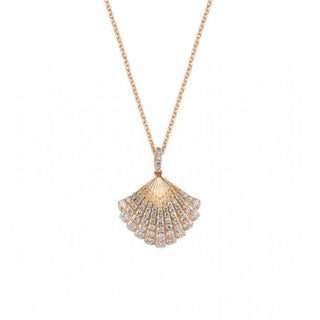 OYSTER GOLD DIAMOND NECKLACE | DNZISTYSFPGKL-GOLD