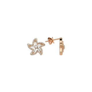 STARFISH DIAMOND EARRING