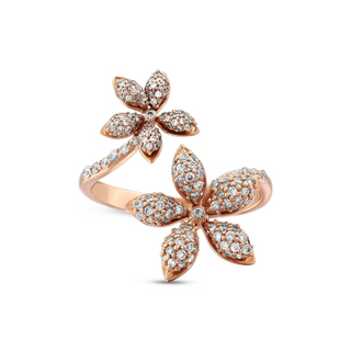 APPLE SEED GOLD DIAMOND RING