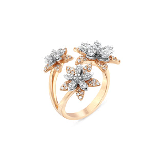 APPLE SEED GOLD DIAMOND RING