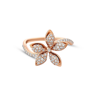 APPLE SEED GOLD DIAMOND RING