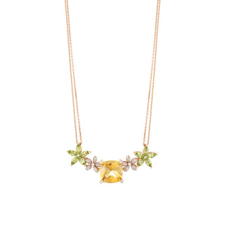 APPLE SEED TARA GOLD DIAMOND NECKLACE