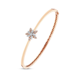 APPLE SEED GOLD DIAMOND BANGLE