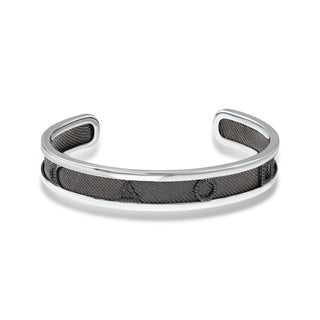 TATTWA SILVER BLACK DIAMOND BRACELET