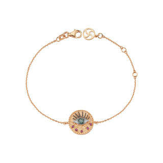 EYE LIGHT GOLD BRACELET Bee Goddess