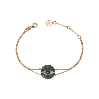 EYE LIGHT GOLD DIAMOND BRACELET Bee Goddess