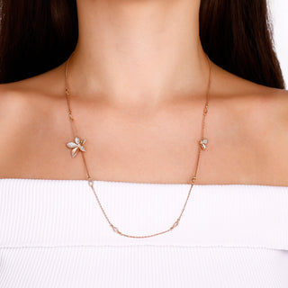 GLORIA 18K GOLD DIAMOND NECKLACE