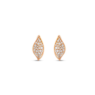 GLORIA 18K GOLD DIAMOND MEDIUM EARRING