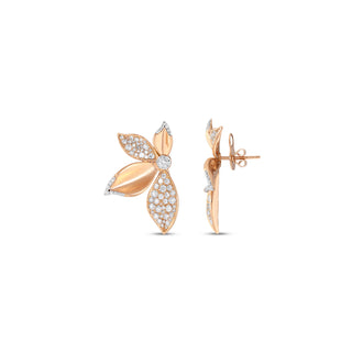 GLORIA 18K GOLD DIAMOND LARGE EARRING