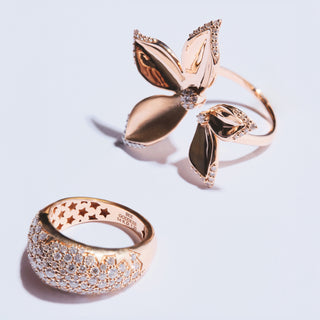 MONDRIAN GOLD DIAMOND RING