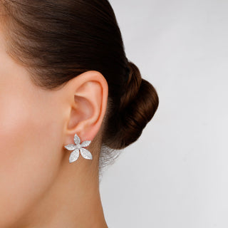 GLORIA WHITE DIAMOND EARRINGS