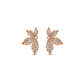 GLORIA GOLD DIAMOND LARGE EARRING