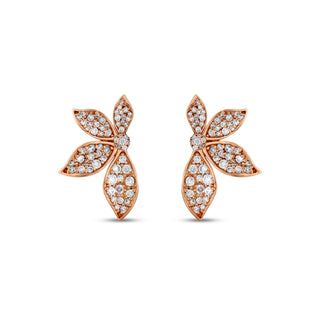 GLORIA GOLD DIAMOND MEDIUM EARRING