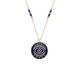 EYE LIGHT GOLD DIAMOND NECKLACE