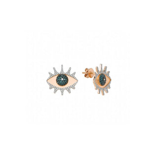 EYE LIGHT GOLD DIAMOND EARRING