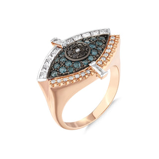 EYE LIGHT GOLD DIAMOND RING