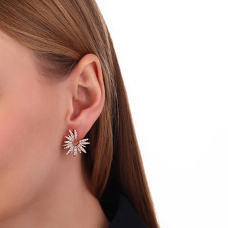 HERA GOLD DIAMOND EARRINGS