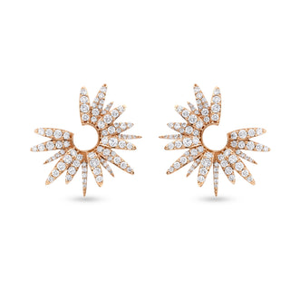 HERA GOLD DIAMOND EARRINGS