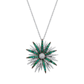 HERA EMERALD DIAMOND NECKLACE