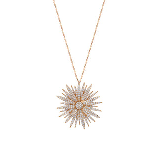 HERA 18K GOLD DIAMOND STATEMENT NECKLACE