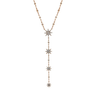 VENUS STAR 18K GOLD DIAMOND NECKLACE