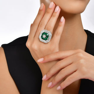 VENUS STAR 18K GOLD DIAMOND LIMITED EDITION RING