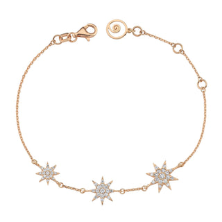 ISHTAR STAR DIAMOND CHARM BRACELET