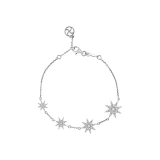 VENUS STAR WHITE DIAMOND BRACELET