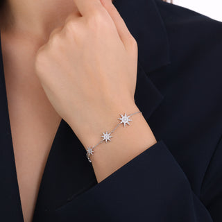 VENUS STAR WHITE DIAMOND BRACELET
