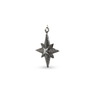 VENUS STAR SILVER BLACK DIAMOND PENDANT